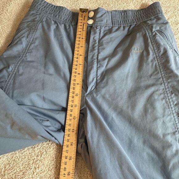 Vintage Bogner Ski Pants Womens Sz 8 Softshell Blue Cotton Blend lined Stretch - Picture 6 of 13